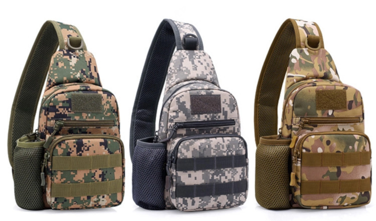 Sports Camouflaged Cross Body Chest Sling Bag