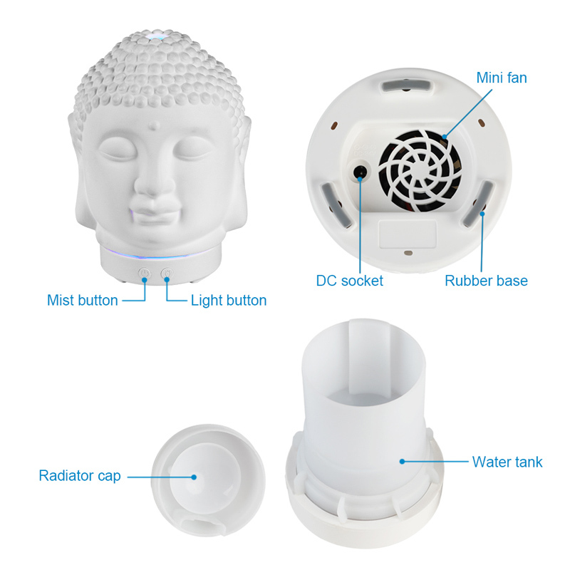 Buddha Essential Oil Ceramic Diffuser - alt image 1
