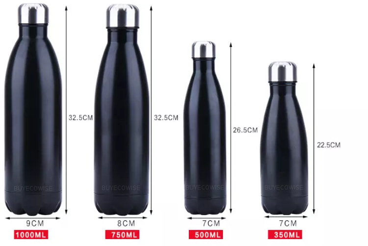 Insulated Sports Yoga Water Bottle 500ml - alt image 1