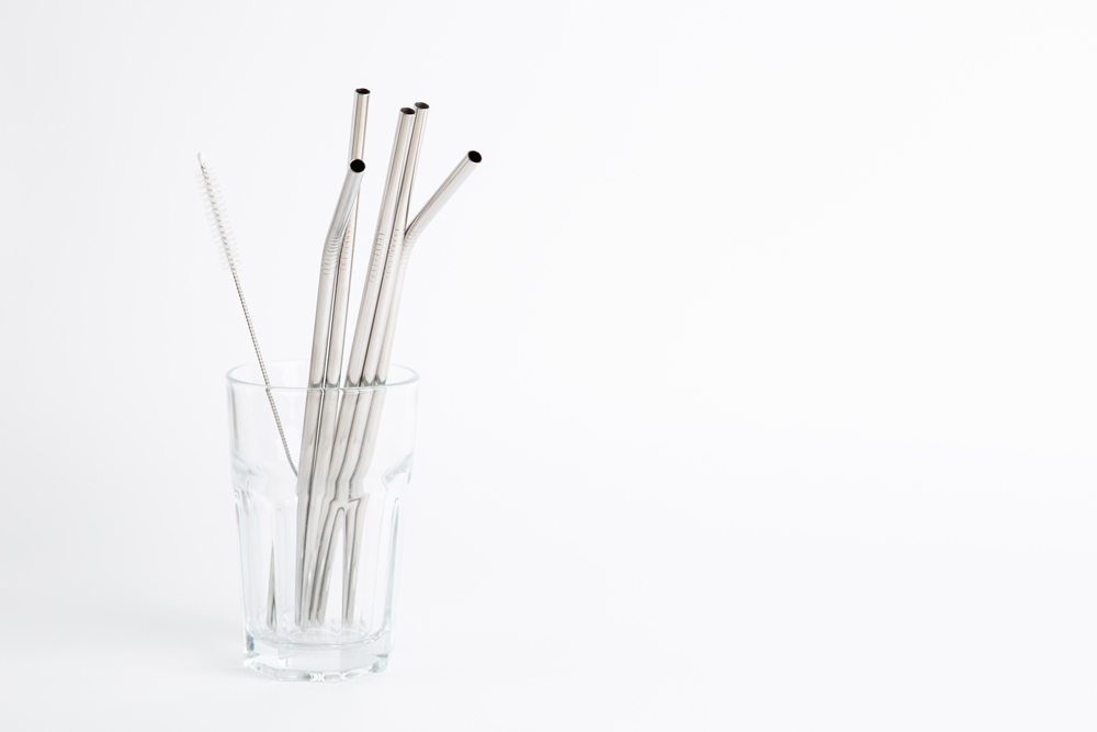 Single Reusable Stainless Steel Drinking Straw - alt image 5