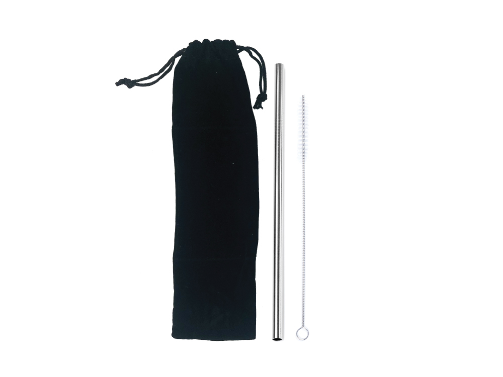 Single Reusable Stainless Steel Drinking Straw - main image