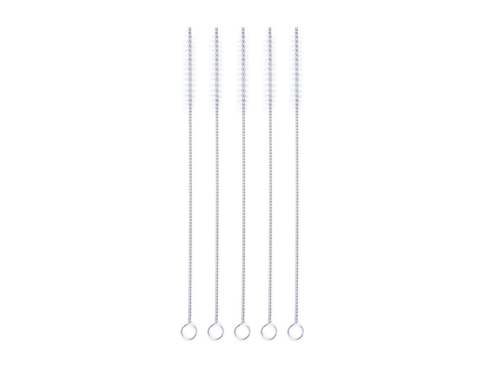 5 Pack Stainless Steel Straw Cleaning Brush - main image