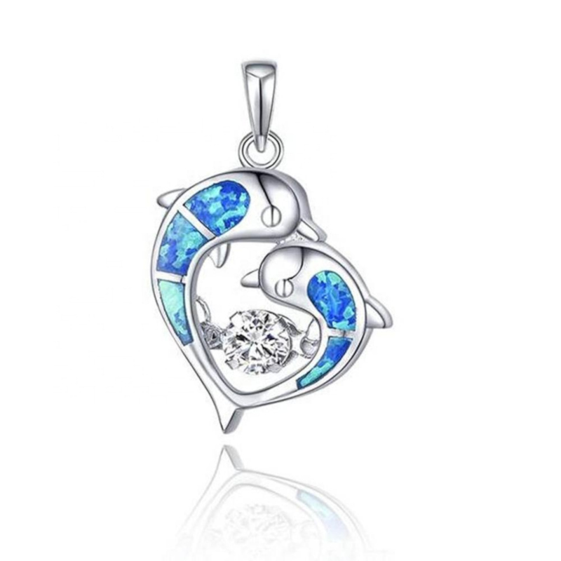 Dancing Dolphins Pendant - main image