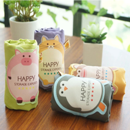 Bulk Packs Cartoon Foldable Shopping Bags