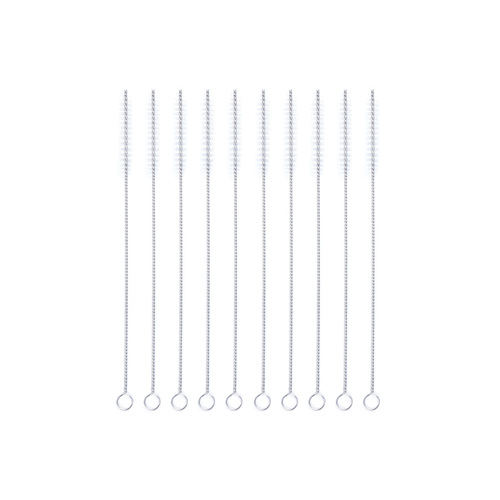 10 Pack Stainless Steel Straw Cleaning Brush