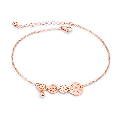 Fashion Steel Wheel Anklet
