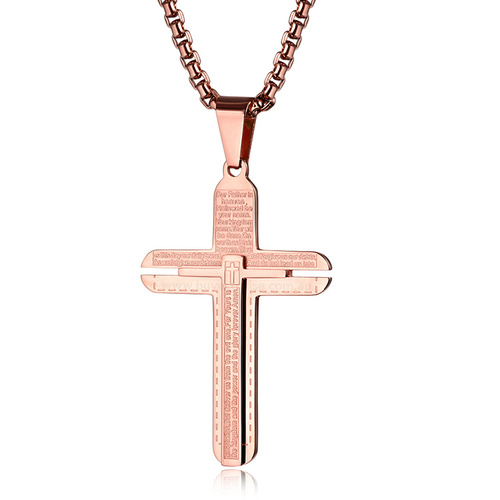 Stainless Steel Cross Necklace