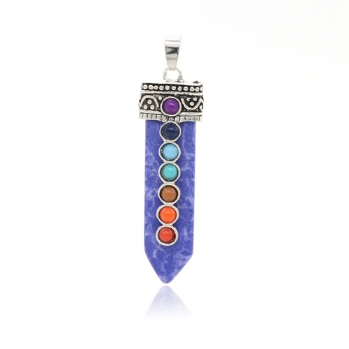 Bullet Shape Stone Pendant